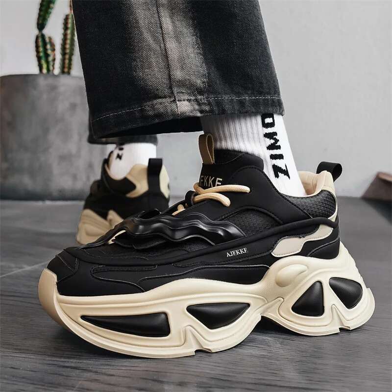 For British Athletic Sneakers Sport Walking Sneaker Men Street Style Platform Shoes Male 2025