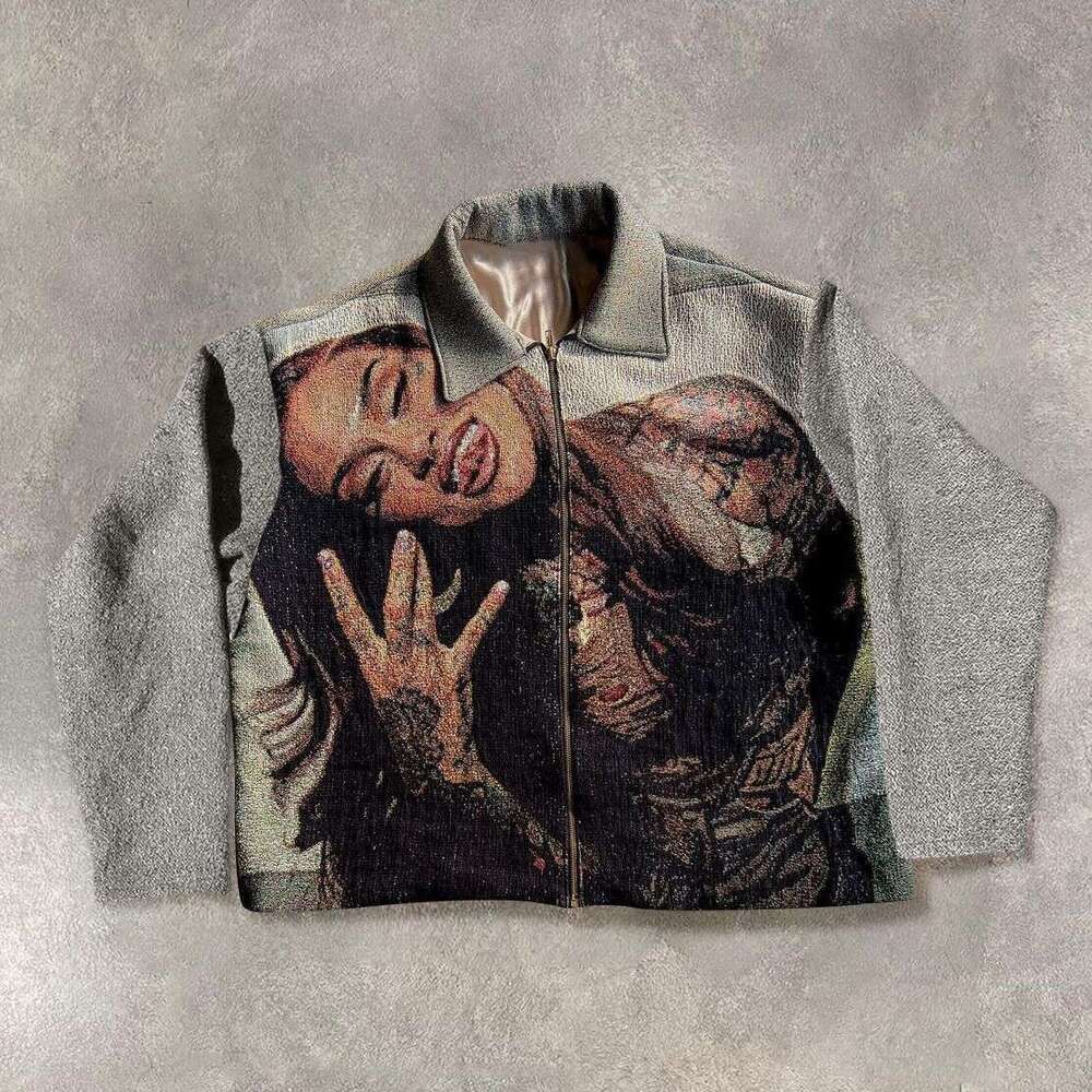 New Casual Collar Set with 3D Waffle Digital Printed Men's Polo Shirt T