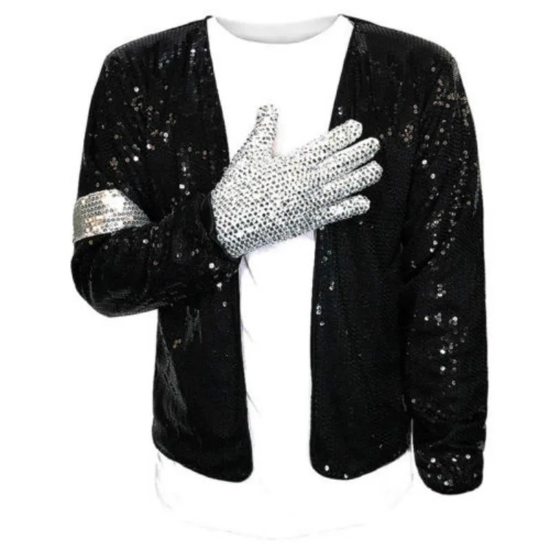 Halloween Night Michael Jacket for Men Kid Show Performance Party Celebrity Birthday 250304