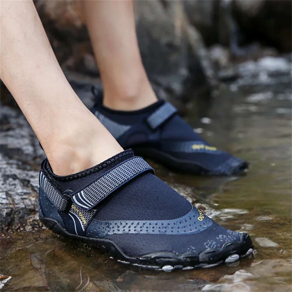 Men Women Water Quick Dry Non-Slip Five Finger Outdoor Wading Swimming Barefoot Aqua Shoes Lightweight Sneakers