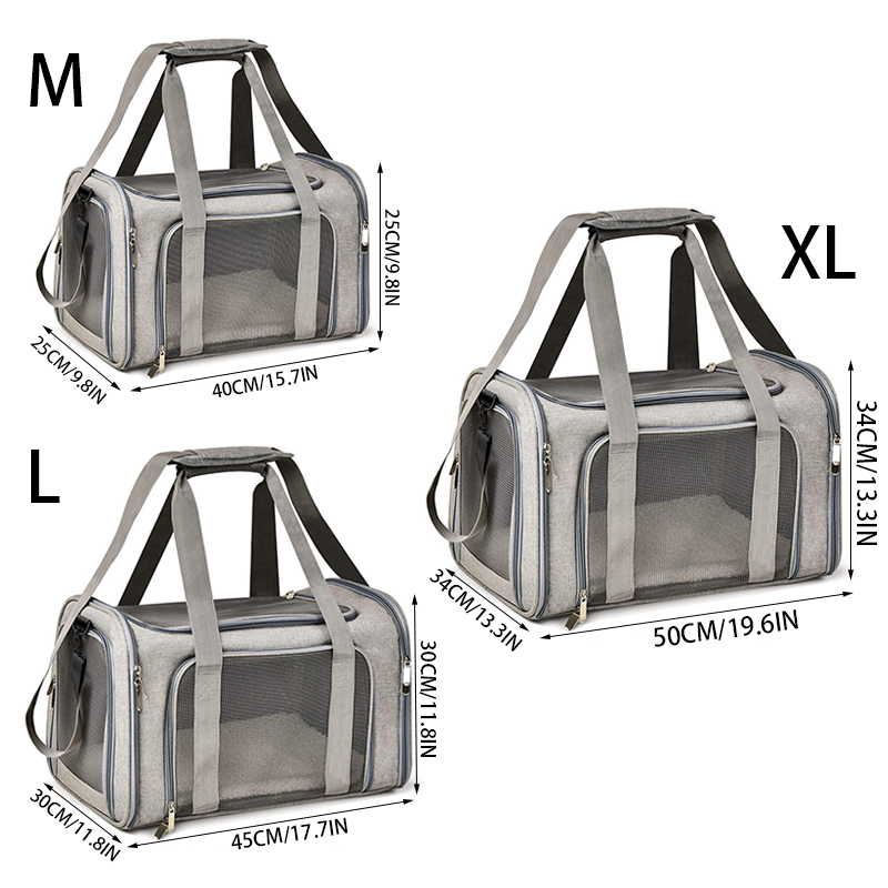 Portable Dog Cat Carrier Bag Pet Puppy Travel Bags Breathable Mesh Small Dog Cat Dogs Outdoor Tent Carrier Outgoing Pets Handbag