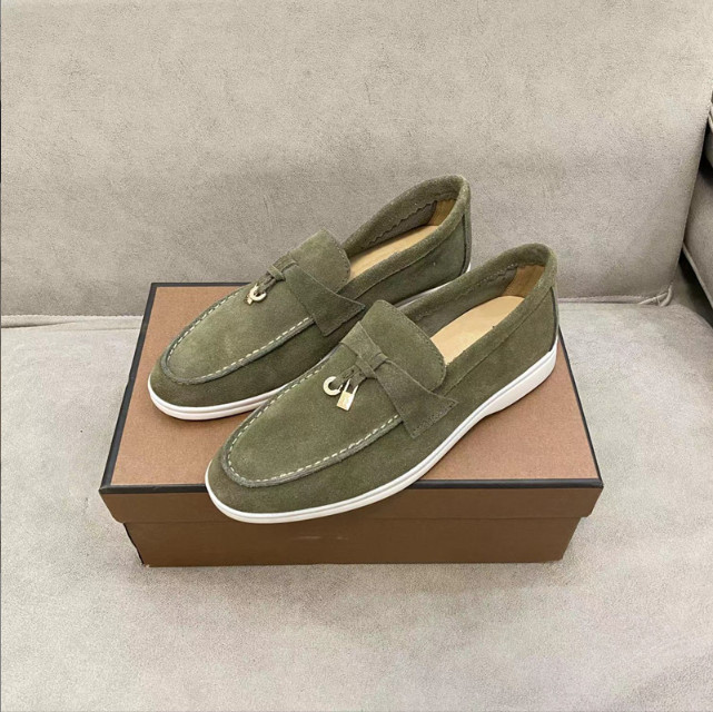 Designers Tassels Loafers Moccasins Summer Walk High Elastic Beef Tendon Bottom men Shoes for Womens Cashmere Leather Casual Flat Heel Soft Sole Dress Shoes