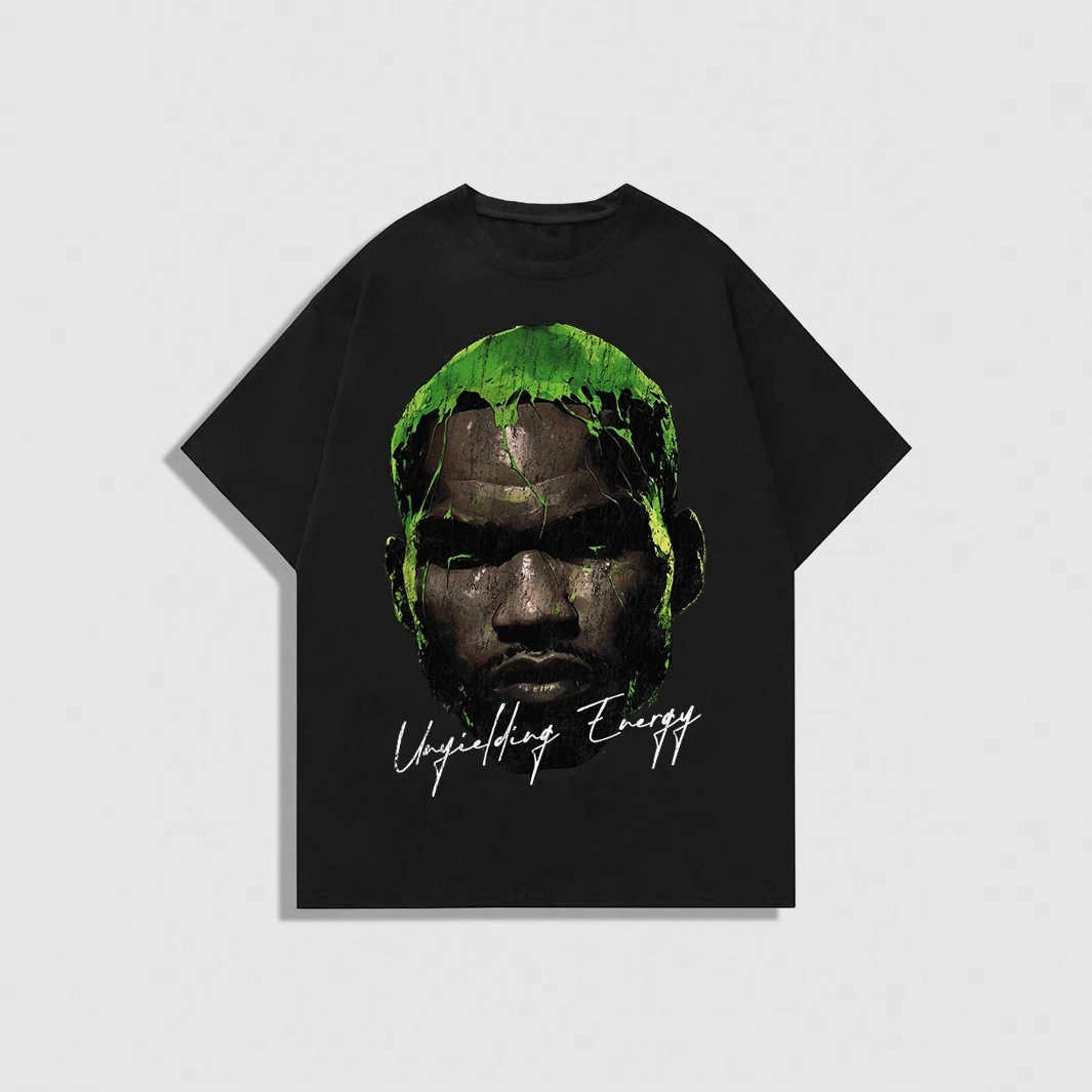 Rap Singer Tupac Hip-hop T-shirt for Men and Women Fashionable Short Sleeved Cotton Street Style