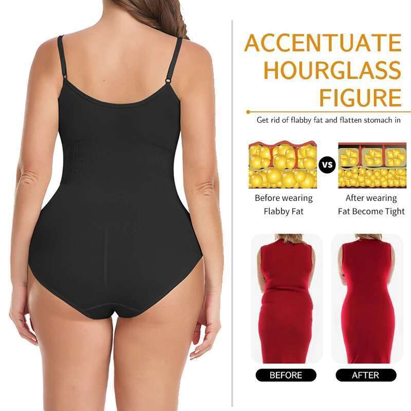 Plus Women's Size Bodysuits Butt Lifter Shapewear Fas Colombianas Tummy Control Slimming Underwear Xl-3Xl KLMY