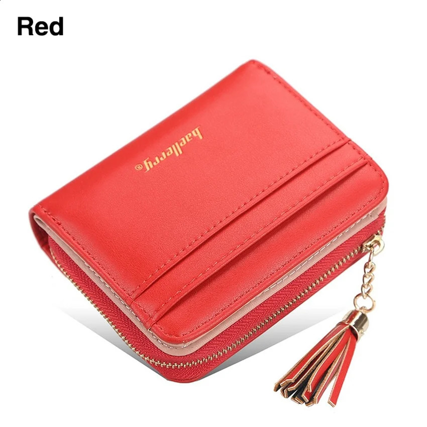 Fashion womens short wallet PU leather clutch Billfold multifunctional coin card clip notebook 250305