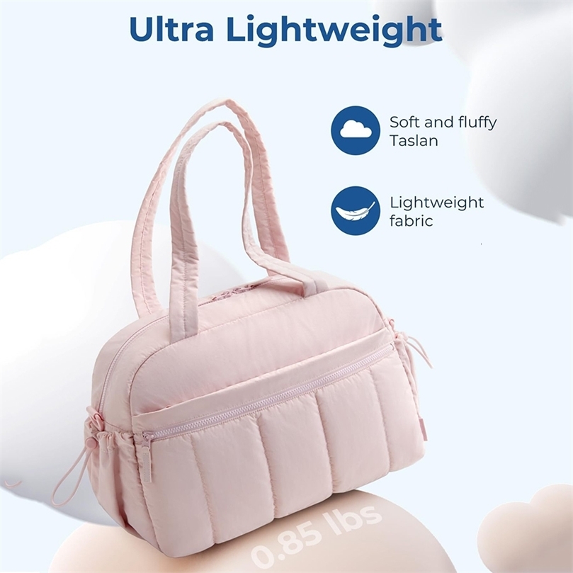 Luggage Bag Dry Wet Separation Travel Duffel Bag Gym Bag for Women with Weekender Bags Waterproof Hand Airport Cabin Bag 250305ww