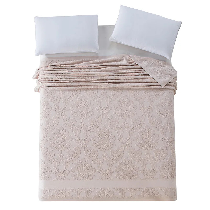 Soft Warm Cotton Blanket Japan Style Adult Full Queen Size Floral Pattern Jacquard Summer Towel Blanket On The Bed 250304