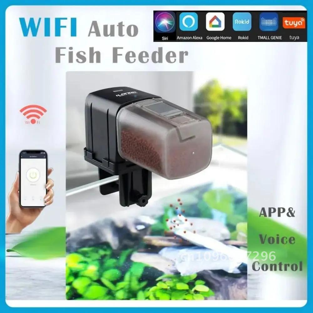 Ilonda Wifi Fish Carp Organ Smart Control Aquarium Feeder Equipment Accessories Fishing Tank Device Automatic Feeding Timing
