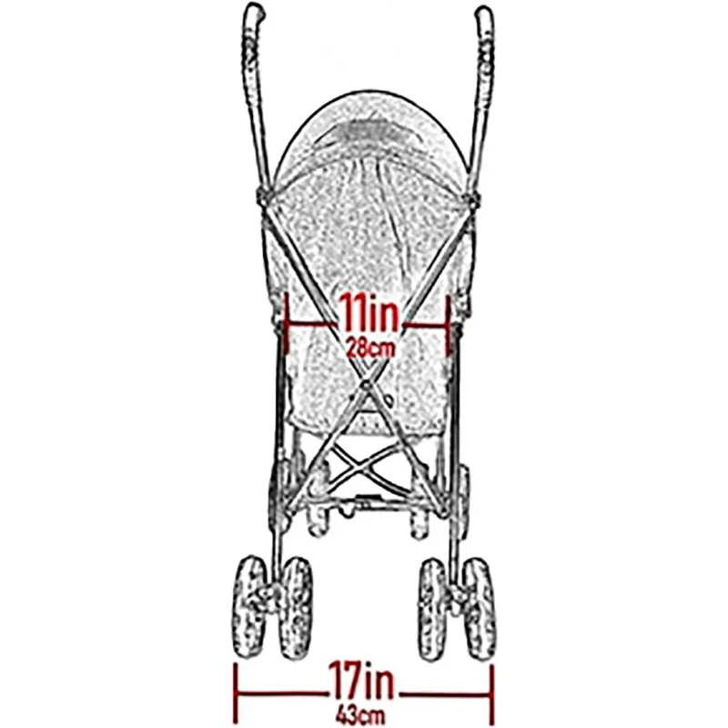 Pet Gear Travel Lite Plus Stroller, Compact, Easy Fold, No Assembly Required, Large Wheels for Cats and Dogs up to 15 pounds