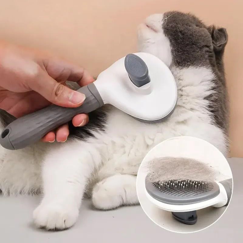 Pet comb to remove floating hair stainless steel needle comb cat knotted comb hair removal artefact dog row comb close tooth