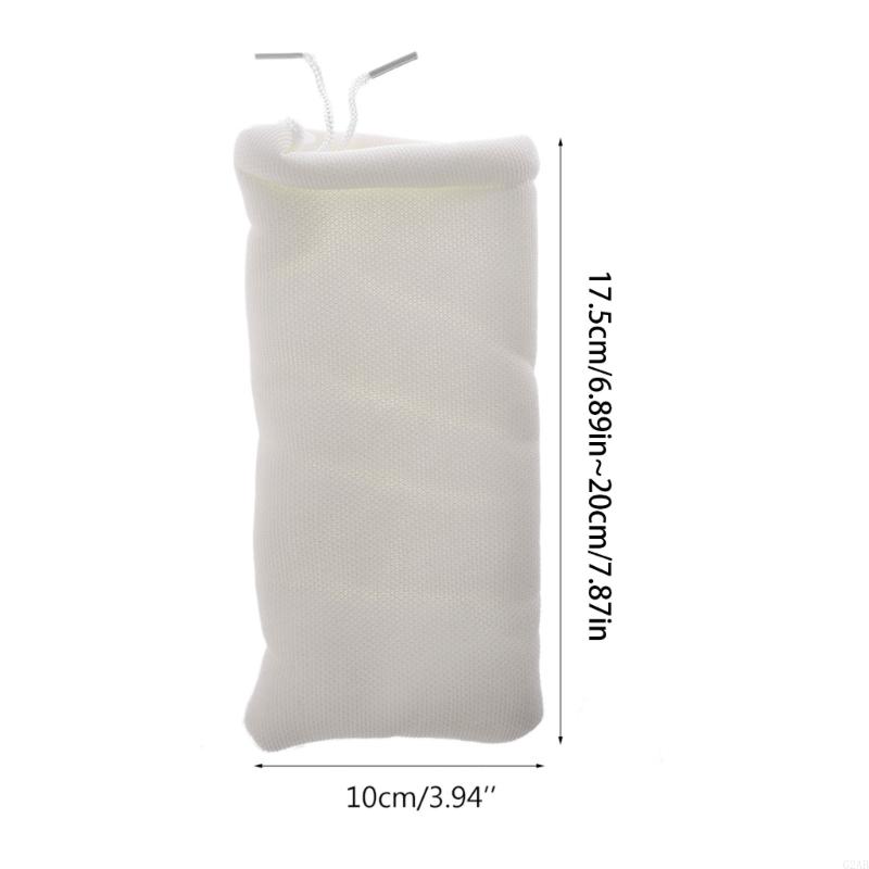 G2AB Aquarium Filter Bags High Upgrade Biochemical Media Bag with Strings 7.9x3.9in Reusable Fish for Tank Filtration