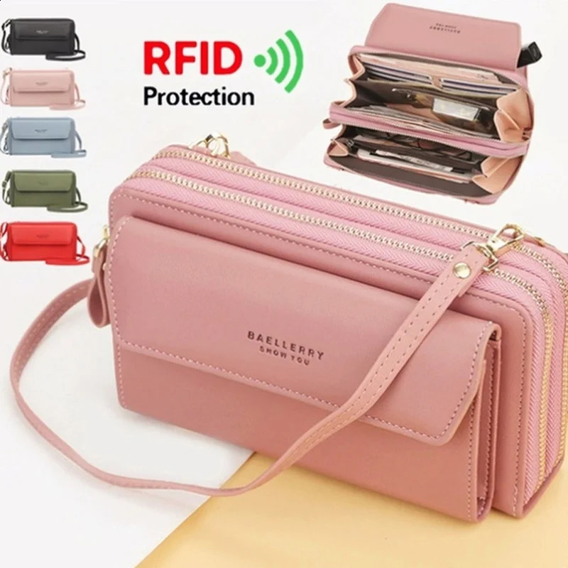 Women Handbags Pu Leather Shoulder Bags Female Double Layer Large Capacity Crossbody Lady Card Holders Portable Handbag 250305