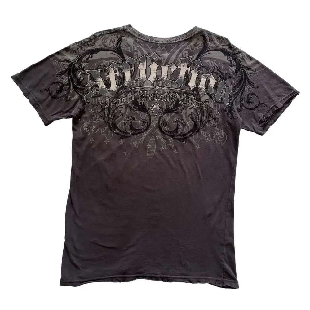 Y2K Pain T-shirt Hip Hop Skeleton Pattern New Harajuku Extra Large Round Neck T-shirt Short Sleeve Top Gothic Clothing Street Clothing