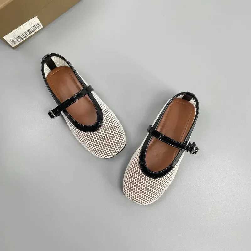 Girls Shoes Summer Toddler Kids Fashion Princess Mary Jane Dress Party Ballet Flats Children Brand Breathable Sandals Soft Sole X250305