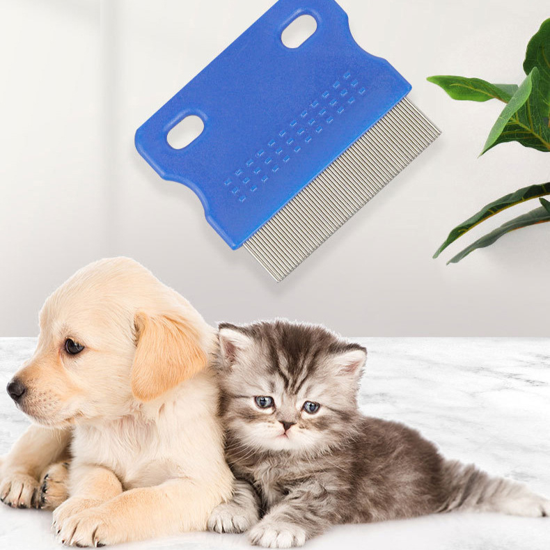 Pet Comb Pet Tear Stain Remover Dog Grooming Comb Gently Removes Mucus and Crust Small Lice Flea Combs for Dog Supplies 강아지용품