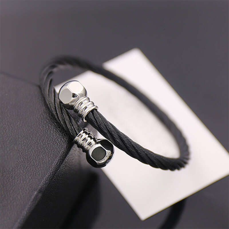 Fashionable minimalist boyfriend power stainless open bracelet accessories, wristbands, jewelry, and bracelets