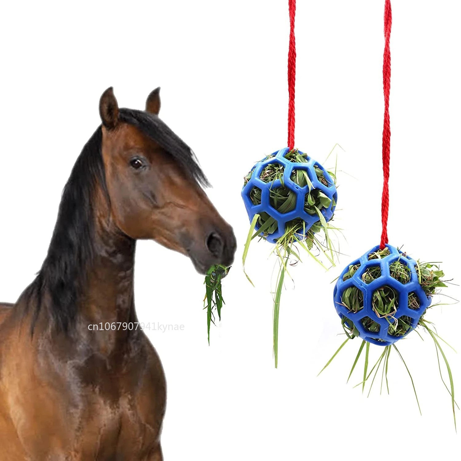 Hay Ball for Horses Relieve Stress Toys Horse Hay Ball Bright Color Hay Feeder Ball for Horses Goat to Prevent Boredom
