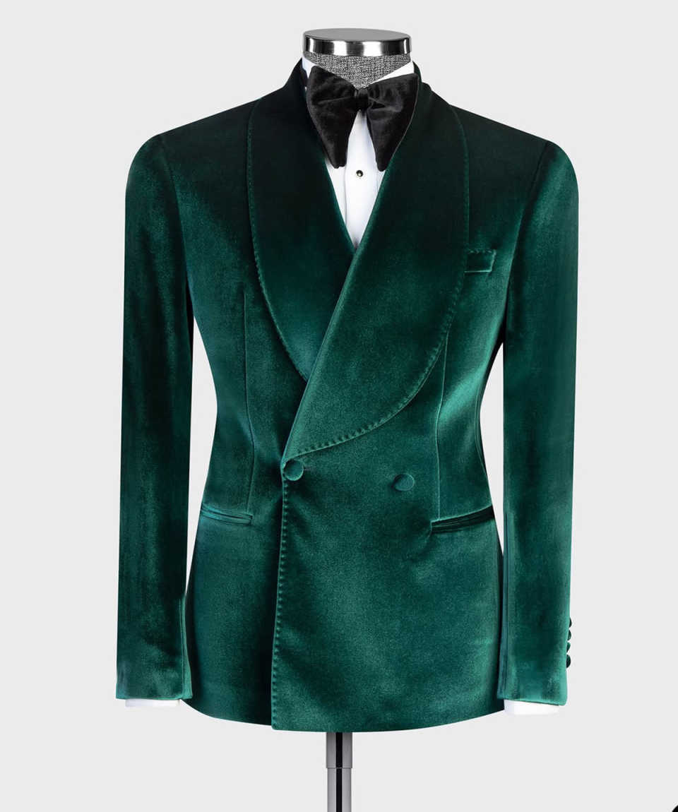 Simple Wedding Tuxedos Casual Business Men Suits Coat Shawl Lapel 1 Piece Set Jacket Classic Fit Blazers Customized