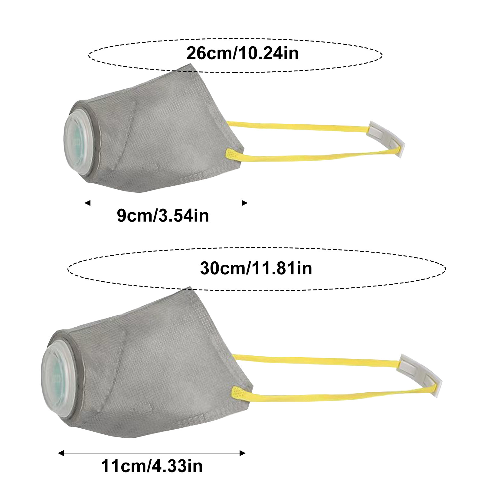 Dog Filter Muzzle For Filter Pollutants,Reusable Breathable Protective Muzzle Dog Mask,Adjustable Dog Respirator Muzzle,