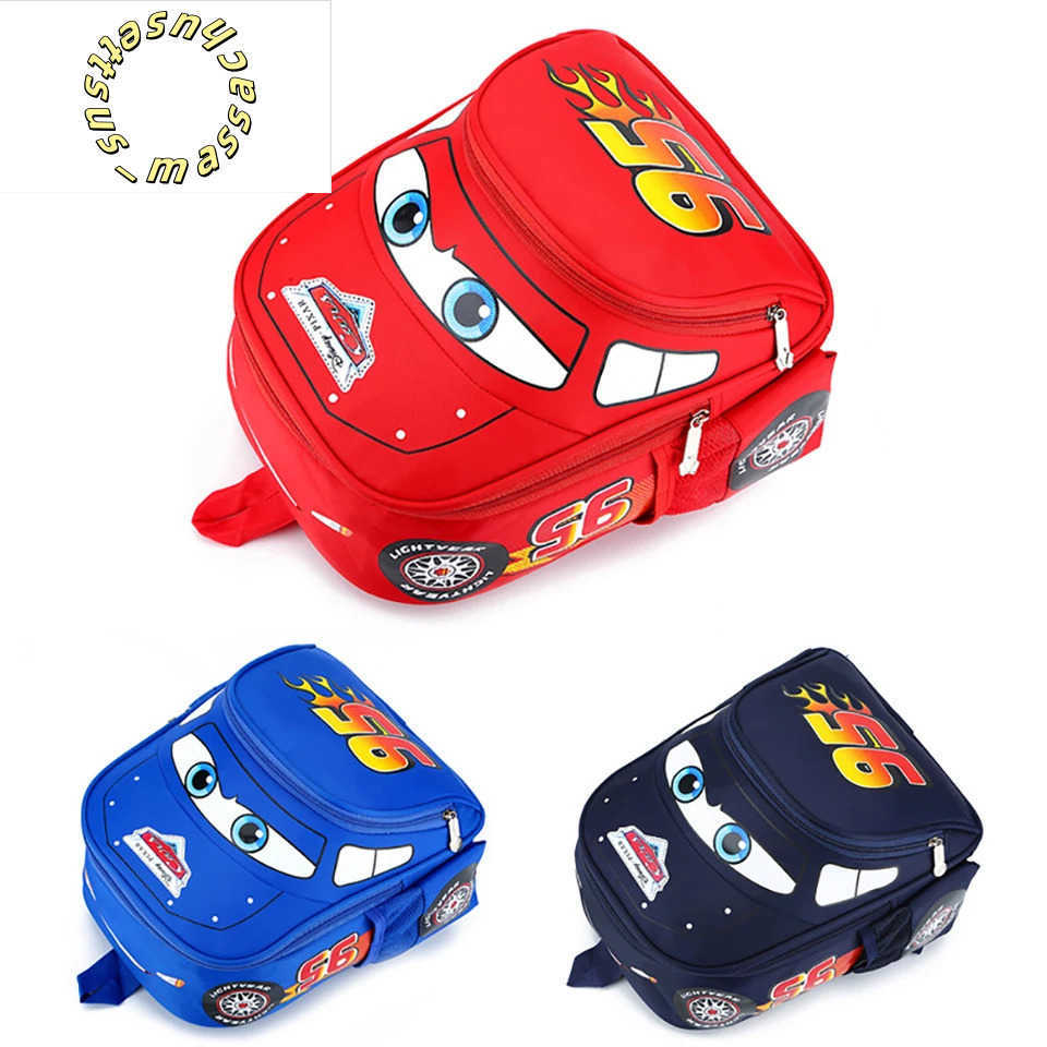 Backpacks 2024 New Kindergarten School Bag Cute Childrens Backpack Cartoon Car Backpack Casual Preschool School Bag Y250305HBHL