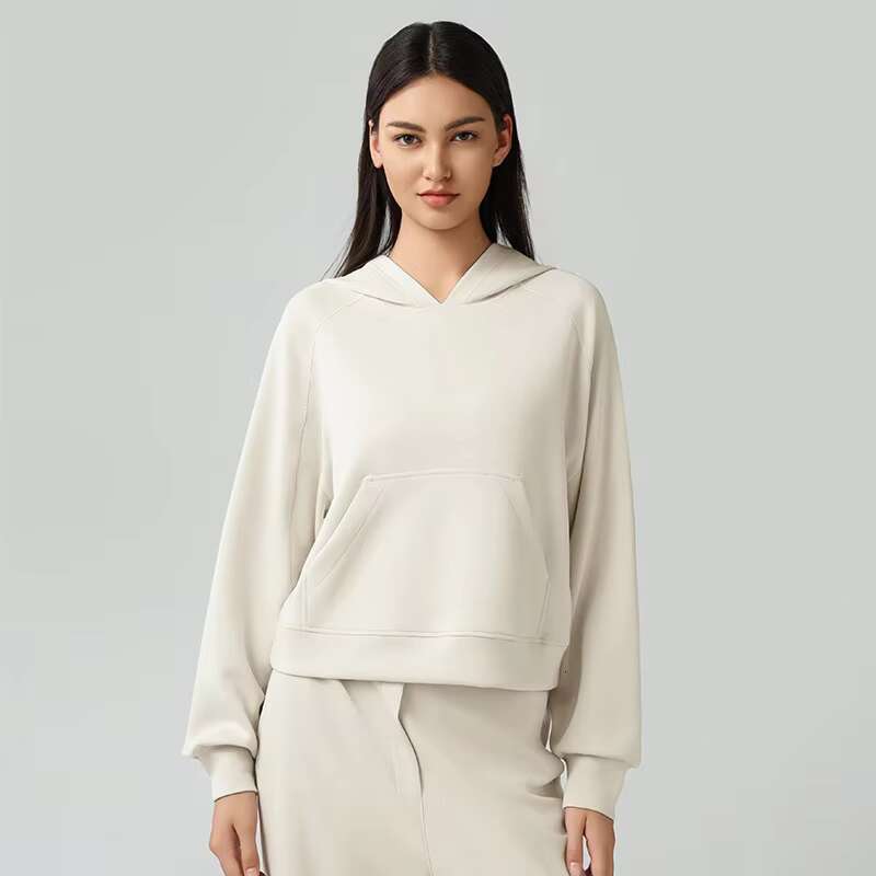 Women's Spring And Autumn Basic Casual Comfortable Hooded Loose Long-Sleeved Hoodie