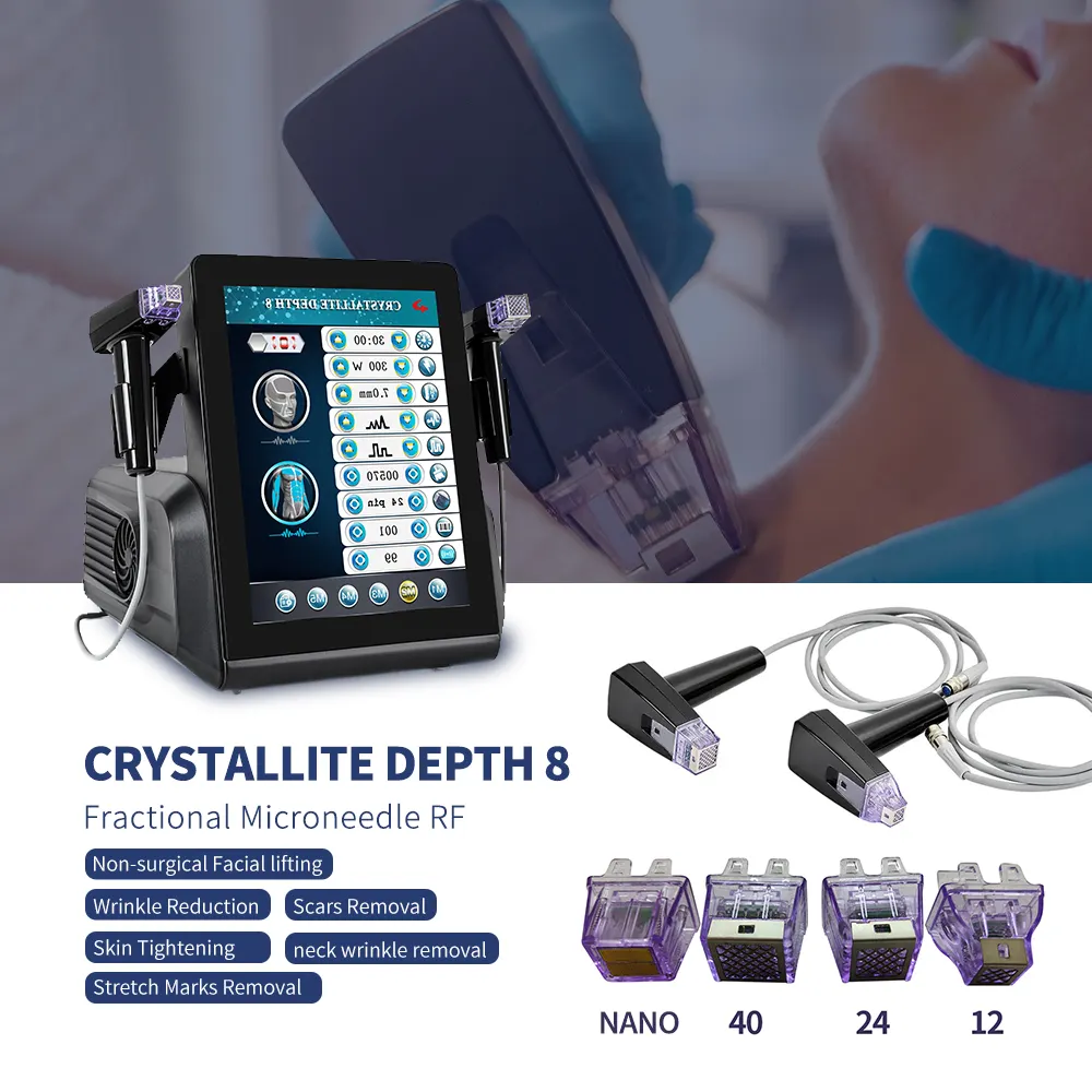 Fractional Rf Microneedle Skin Lifting Microneedling Rf Machine