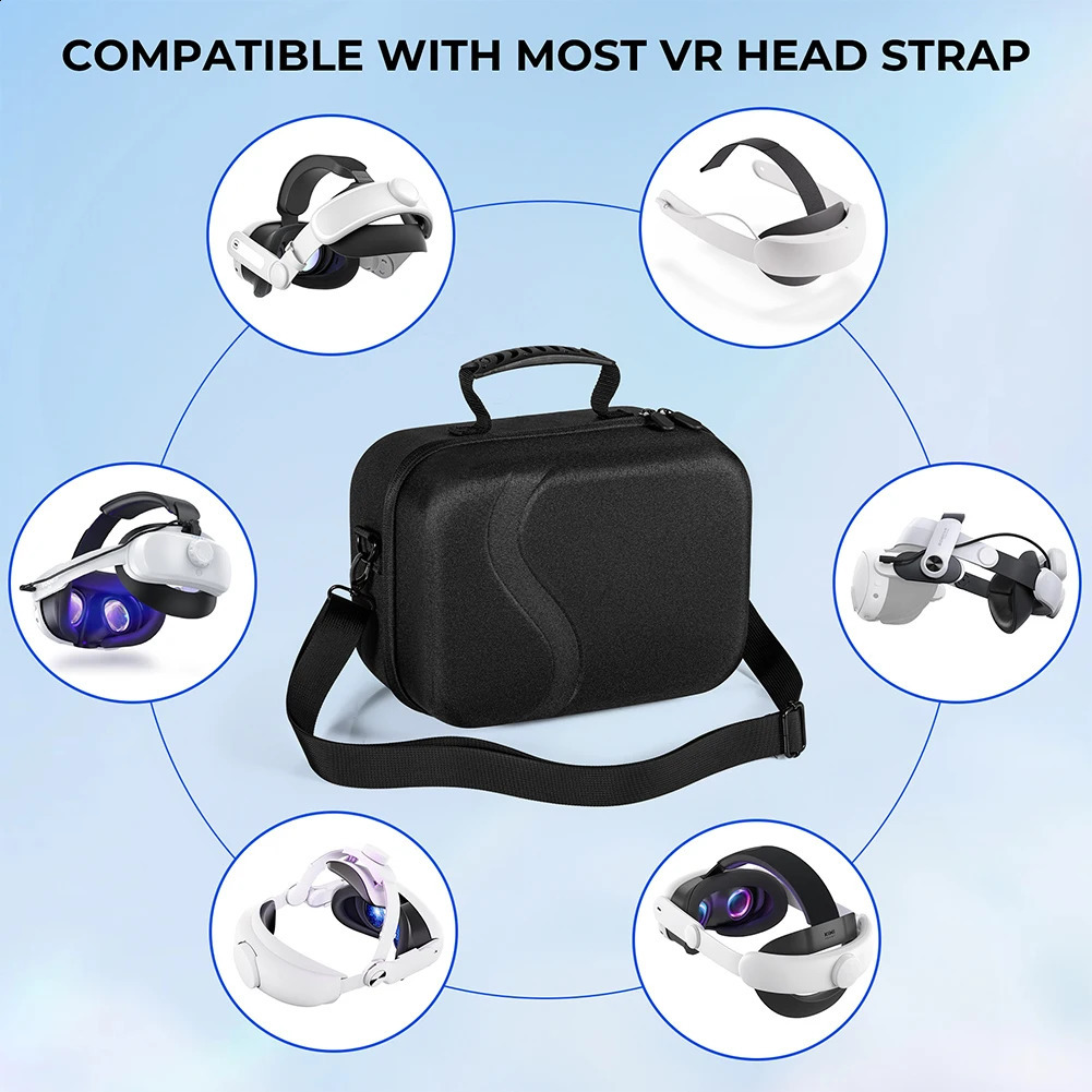 Ship from US Protective Bag for Meta Quest 3 BOBOVR M3 PRO Elite Strap Hard Shell Case Travel and Home Storage 250305FBB