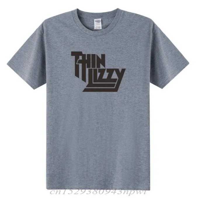 2024 Heavy Metal Rock Band Thin Lizzy T Shirt Men Tops Music Singer T-shirt Short Sleeve Cotton O-neck Tee Top ClothesT250305