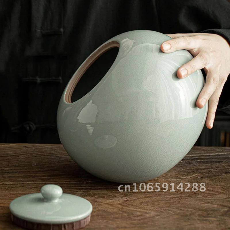 Urnen for Human Ashes Large 4000ml Ceramics Ash for Dog Customizable Cremation Pet Funerary Urn Dogs Cat Ashes Animal Memorials