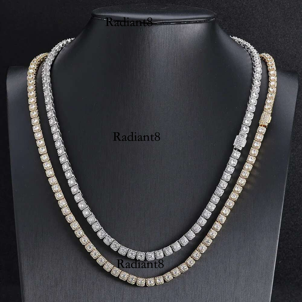 Hip Hop Jewelry 5mm Iced out Dia 5A CZ Cluster Tennis k for Women/Girl Thin Bracelet Christmas Gift