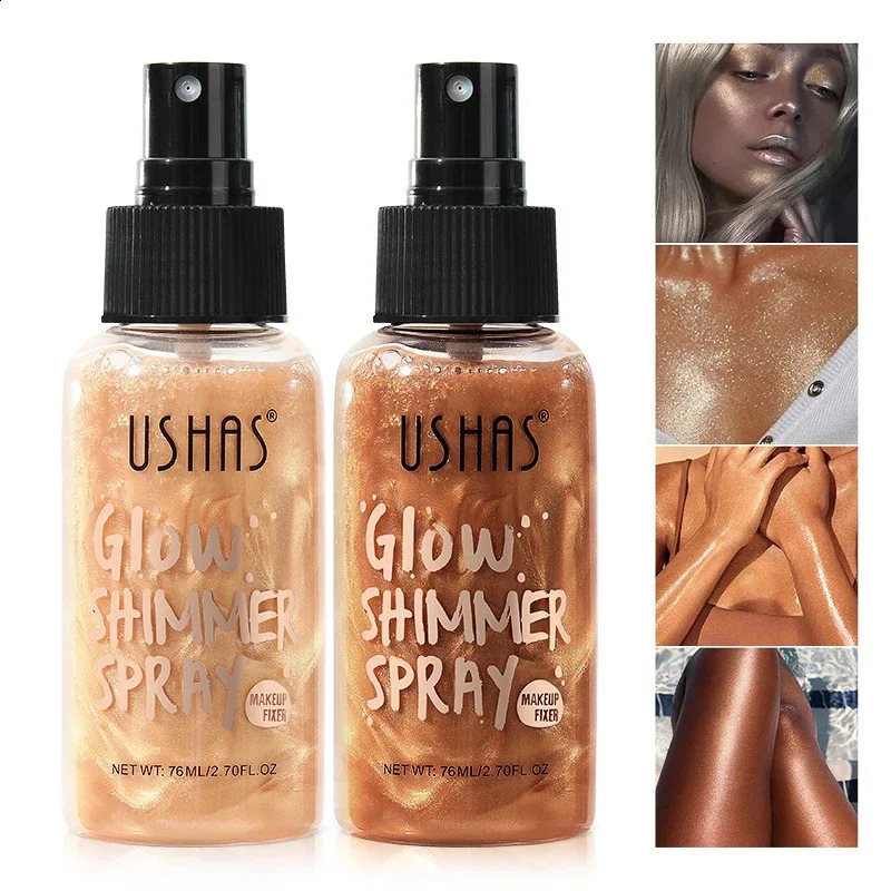 Diamond Liquid Highlight Waterproof High Gloss Shining Body Bronze Durable Wear Contour Makeup 250219