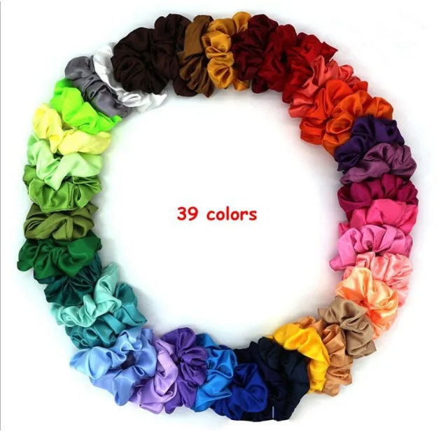 All seasons fabric hair ring hairs rope fashion ins tousle accessories large intestine loop Korean velvet ladies headdress head flower