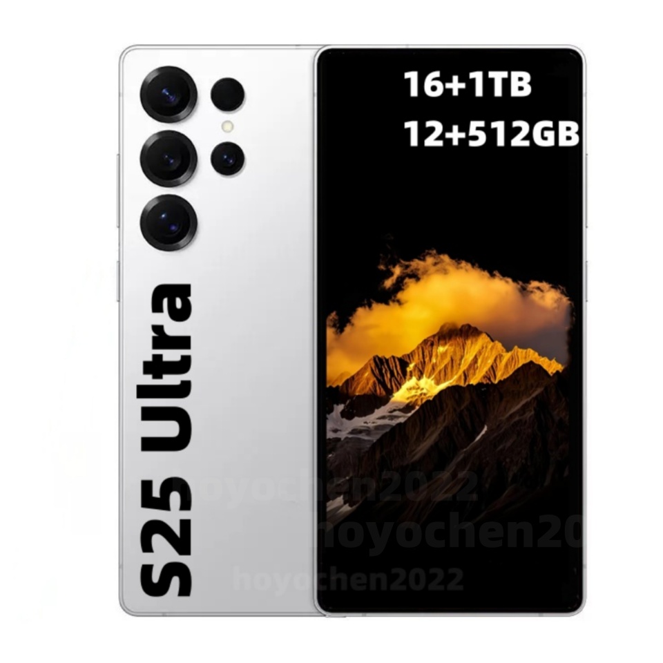 Smartphone S25 6.9 Inch Full Touch 5G Telephone 1Tb 512Gb Cell Unlock English Mobile Phone HD Display Face Recognition S24 Ultra Local Warehouse Phone