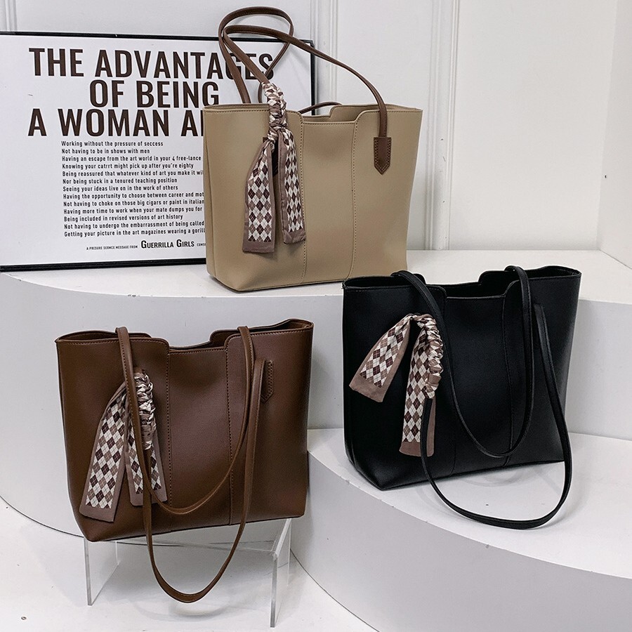 Large Capacity Fashionable High-end Texture Handbag 2025 New Multifunctional Commuting Shoulder Handbag