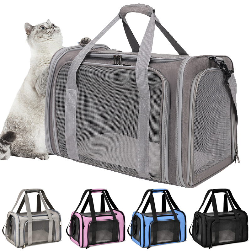 Portable Dog Cat Carrier Bag Pet Puppy Travel Bags Breathable Mesh Small Dog Cat Dogs Outdoor Tent Carrier Outgoing Pets Handbag