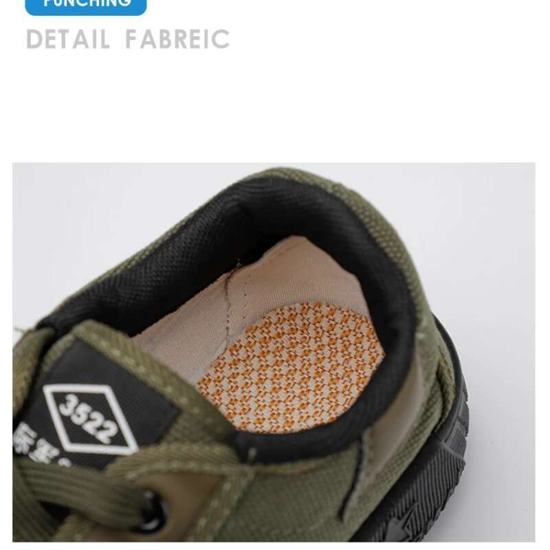 Canvas Wear-resistant Sport Men Lace-Up Walking Climbing Work Tactical Sneakers Mens Casual Shoes