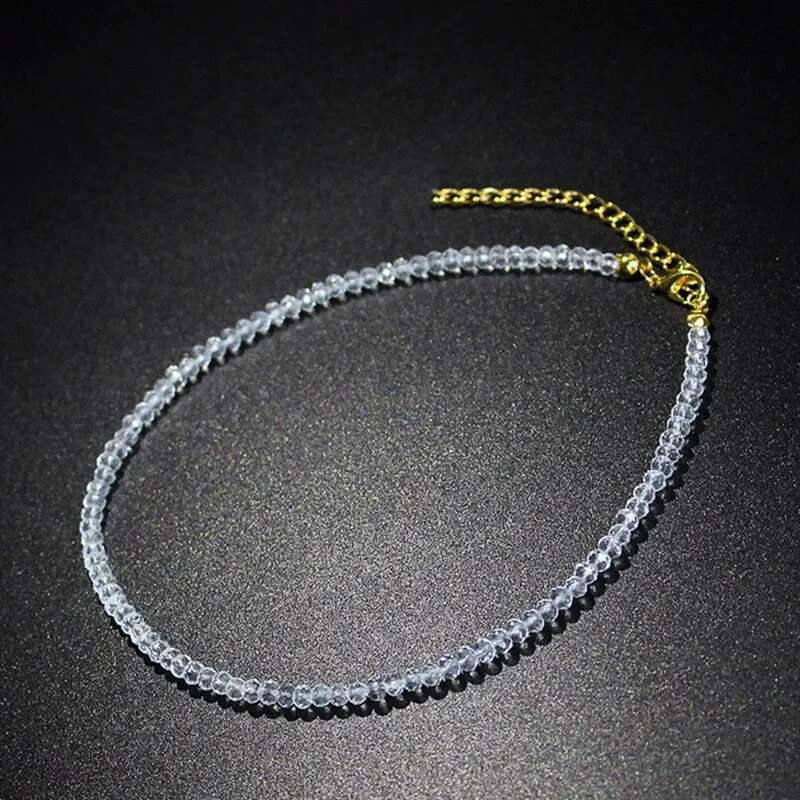 Simple Black Beads Short Female Women Choker Necklaces Femme Ladies Party Necklace Fashion Jewelry 2023