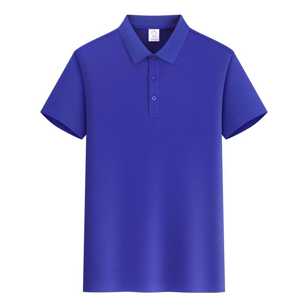 Solid color Asia-European code lapel POLO shirt corporate work clothes activity clothing group building campus graduation class uniform party short-sl