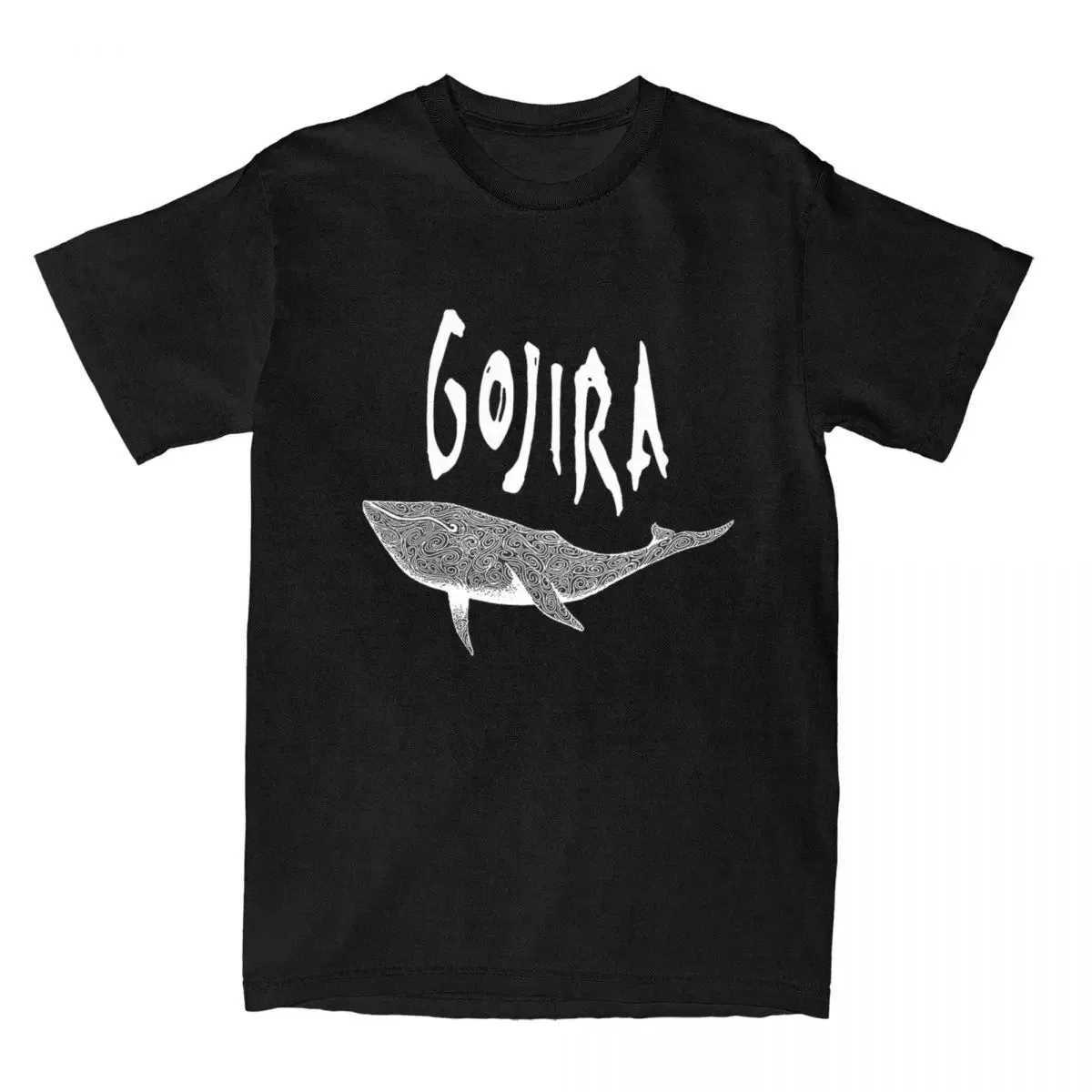 2024 Mens Gojiras Rock Metal Band Printed T-shirt Loose Comfortable Clothing Vintage Short Sleeve Crew Neck Mens T-shirtT250305