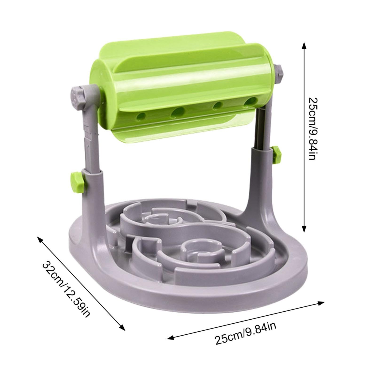 Interactive Dog Cat Food Puzzle Toy,Drum Dispenser,Slow Eating Feeding Bowl,Food Leaking Device,Brain Toy Feeder,Adjustable Tool