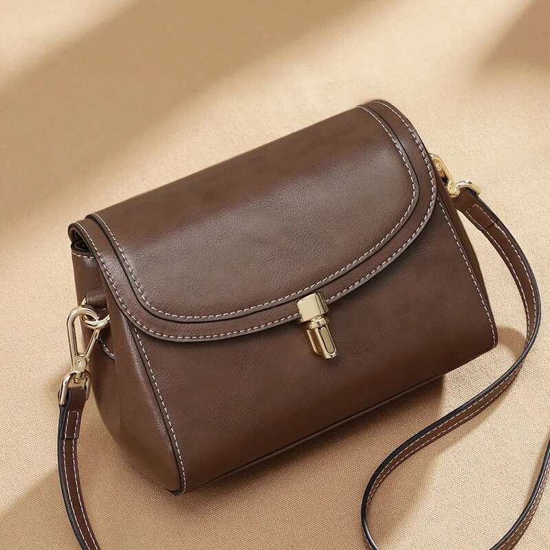 Niche Autumn Winter 2025 New Female Crossbody Wholesale Small Square With Leather Single Shoulder Bag Tid