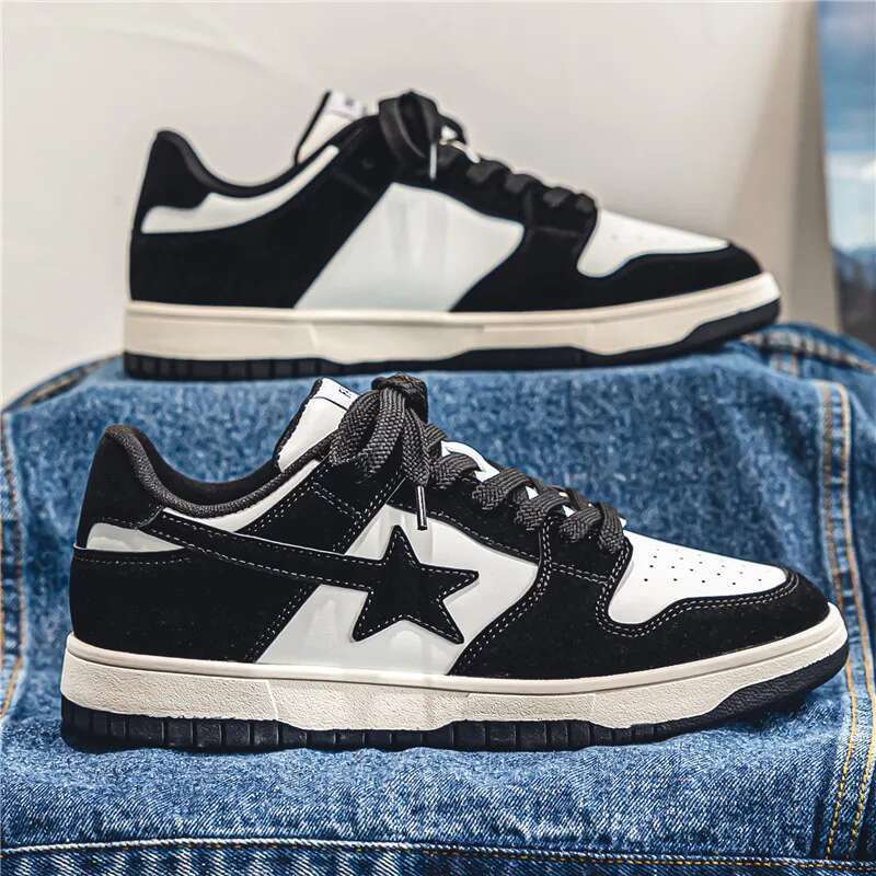 Autumn Men Casual Trend Mixed Colors Star Running Sport Tennis Shoes Basketball Trainers Walking Jogging Sneakers