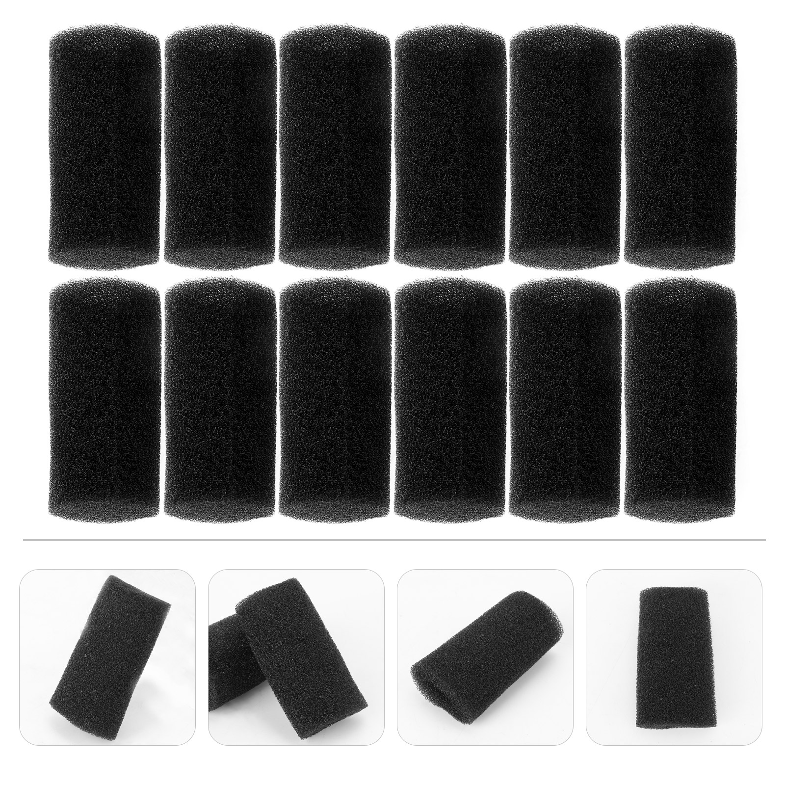 12 Pcs Fish Tank Accessories Filter Aquarium Ultraviolet Light Sponge Pre-filter