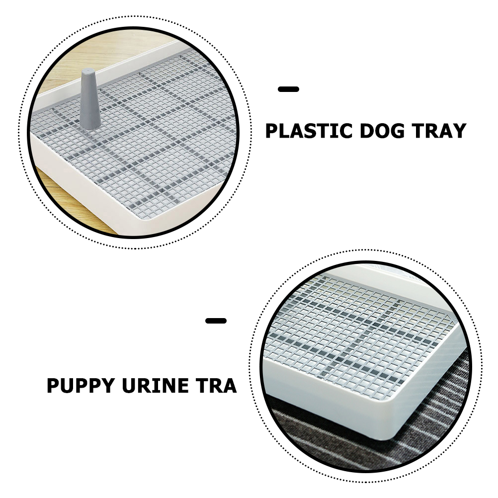 Plastic Dog Training Puppy Tray Thickened Puppy Puppy Supply Puppy Urine Tray Household Puppy Plastic Dog Tray