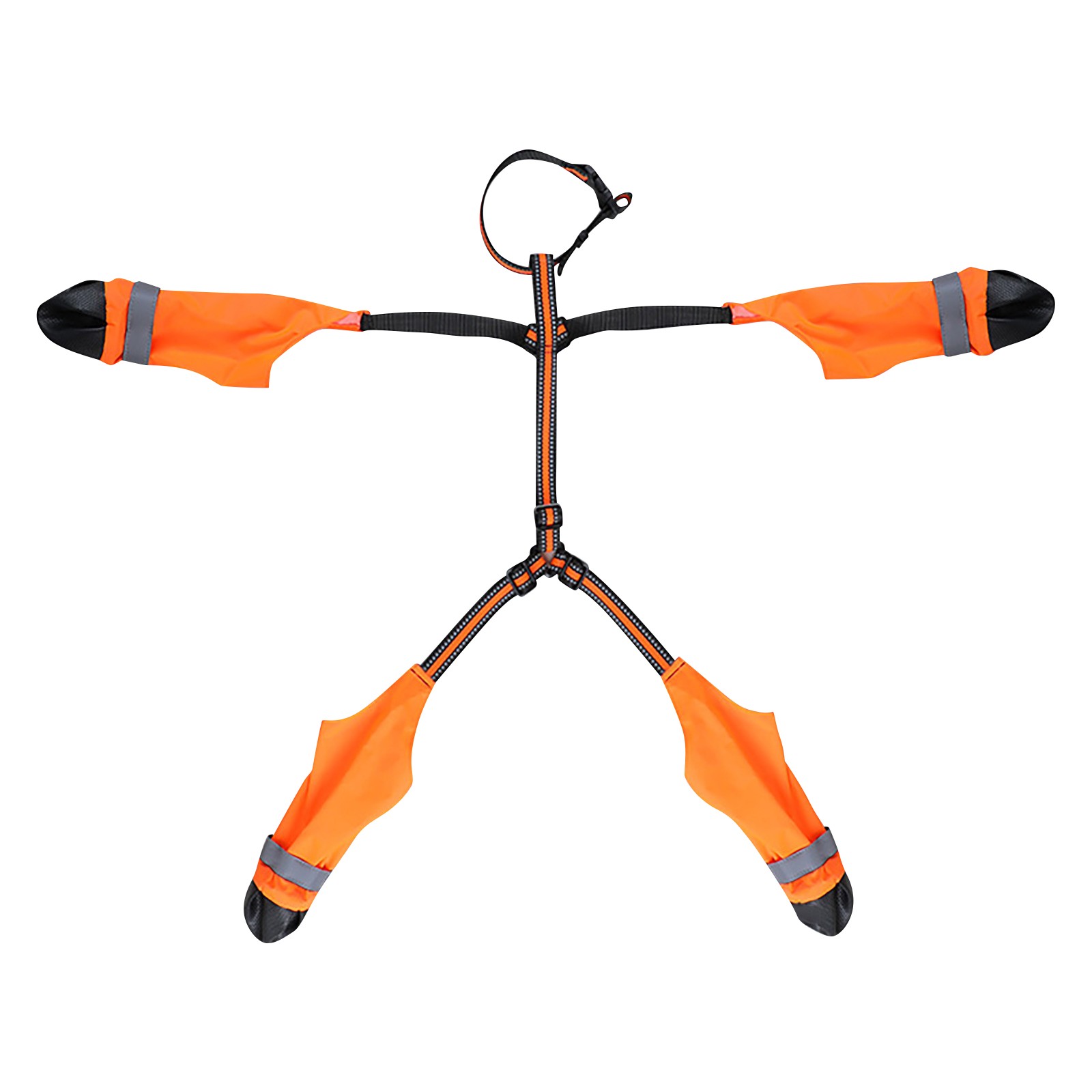 Water Proof Dog Shoes Dog Protectors Shoes With Suspenders Slip Reflective Dog Boots Adjustable Pet Clothes for Small Dogs Girl