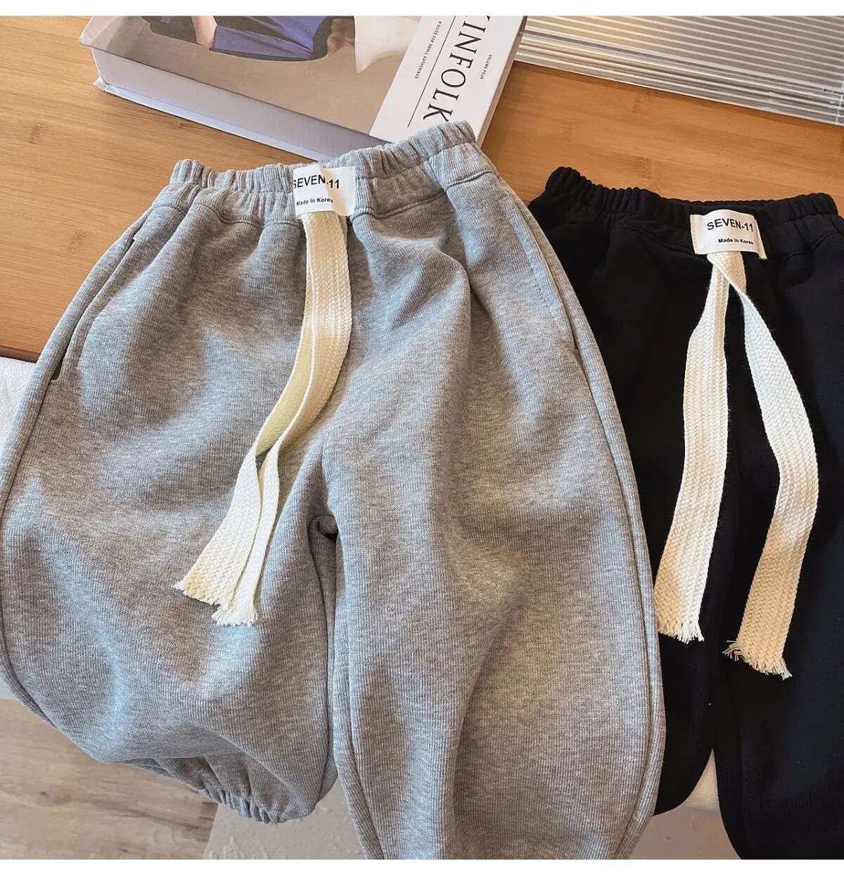 Ddmyshoesvip New Spring And Autumn Sweatpants For Boys Casual Boy Student Loose Sports Pants Baby Pockets Kids Trousers