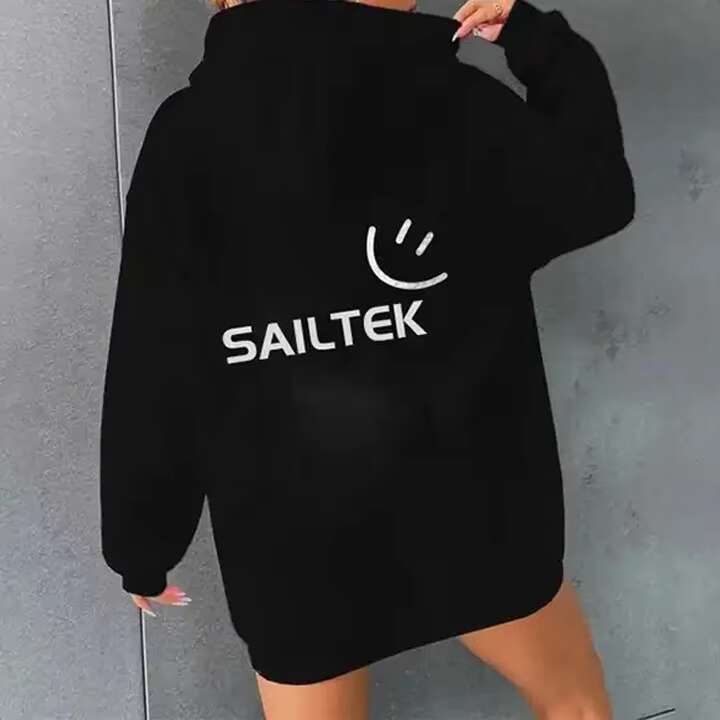Women's Clothing 2025 Custom Your Own Black Hoodies Wholesale High Quality Pullover Women Hoodie