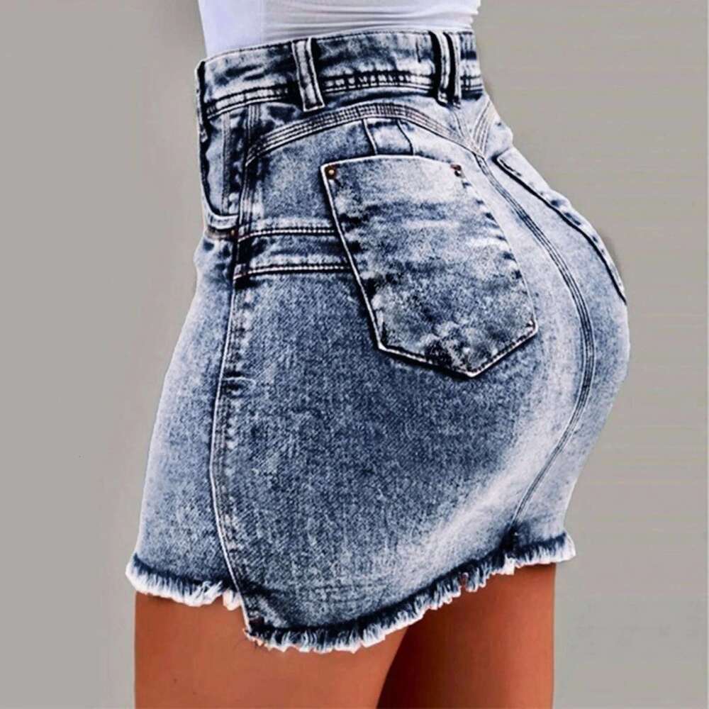Wash Mini Female Short Summer Women's Sexy Denim Skirt Skirts 3 for Women Knee Length Casual
