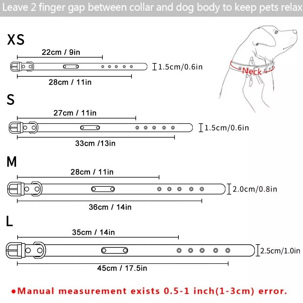 Personalised Dog Collar Leather Cat Custom Engraved ID Name Tag Small Large Pet Dog Name Tag Pet Collars Pet Accessories