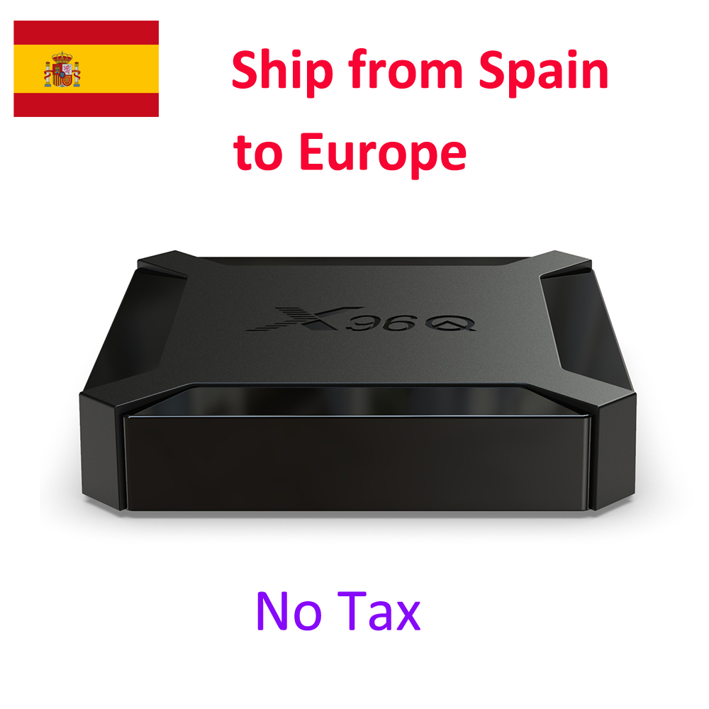 Spain have stock X96Q TV Box Android 10.0 H313 1GB 8GB 2gb 16gb Smart Quad Core 2.4G Wifi Set Top Box